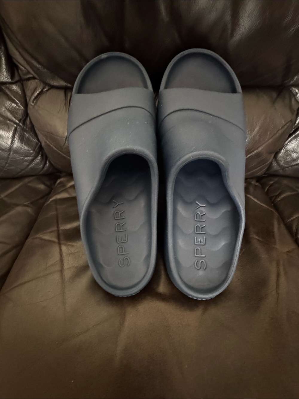 Sperry Men's Navy Slide Clogs